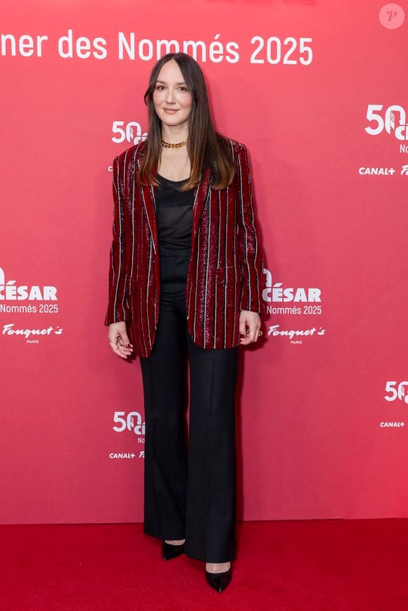 Anais Demoustier - Photocall du dîner des nommés 2025 pour la cérémonie des Cesar au Fouquet's à Paris le 10 février 2025 © Olivier Borde /Bestimage