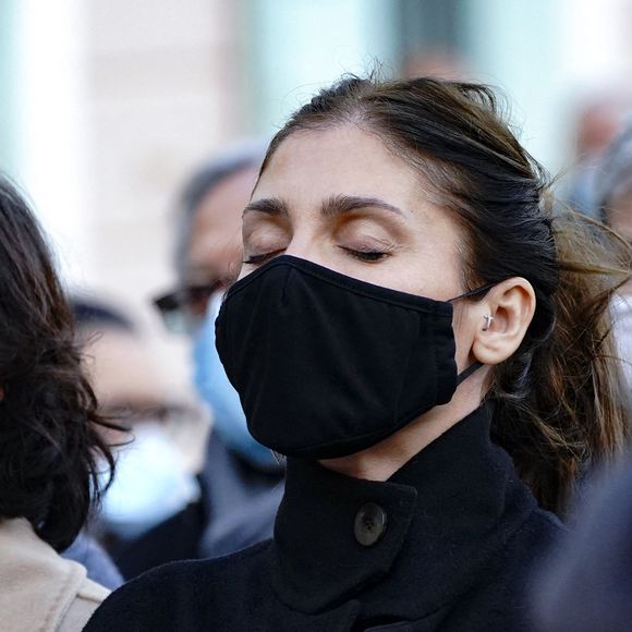 Loretta Denaro  (femme de Christophe Dominici) - Obsèques du rugbyman Christophe Dominici en l'église Saint-Louis de Hyères le 4 décembre 2020
© Norbert Scanella / Panoramic / Bestimage