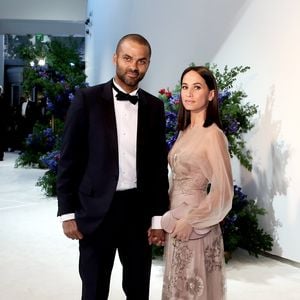 Tony Parker et sa femme Axelle Francine au 71 ème gala de la Croix-Rouge Monégasque à Monaco le 26 juillet 2019. © Dominique Jacovides/Bestimage