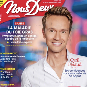 Cyril Féraud en couverture de "Nous deux", édition du 30 septembre 2024