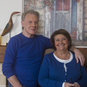 Herbert L&onard et sa femme Cléo chez eux à Barbizon en 2016
©JLPPA / Bestimage