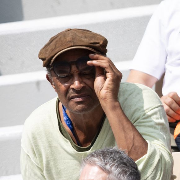Yannick Noah en tribunes lors de la finale messieurs des Internationaux de France de Tennis de Roland Garros 2025 (jour 15), à Paris, France, le 8 juin 2025. © Cyril Moreau/Bestimage