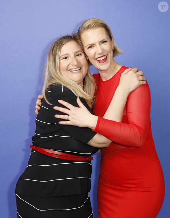 Exclusif - Sylvie Castioni, Barbara Bolotner - Vernissage "Marianne(s) par Sylvie Castioni & Art Girls Gallery" à l'hôtel de Gabelles à Versailles le 16 avril 2025.  © Marc Ausset-Lacroix/Bestimage