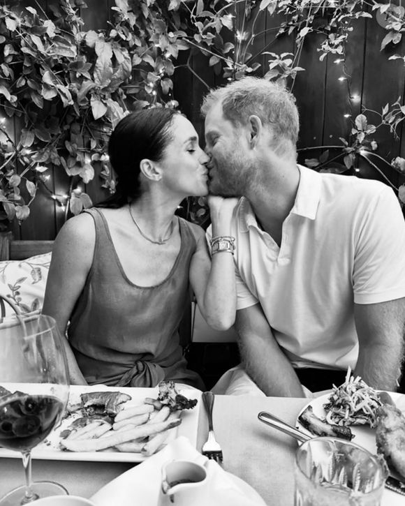 Le prince Harry, duc de Sussex et Meghan Markle, duchesse de Sussex, lors de la Saint Valentin le 14 février 2025

Photo : Backgrid UK/ Bestimage