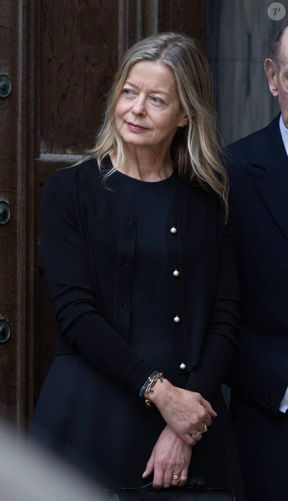 Lady Helen Taylor - Arrivée du cercueil de la duchesse de Kent en l'abbaye de Westminster à Londres le 15 septembre 2025 Dana Press / Bestimage