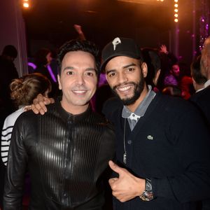 Kamel Ouali, Brahim Zaibat - After de l'avant-première du film "Dalida" au Club Haussmann à Paris le 30 novembre 2016. © Rachid Bellak/Bestimage.