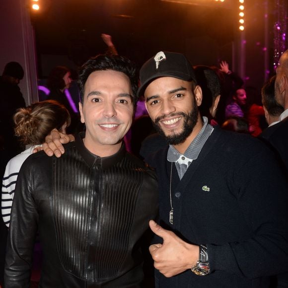 Kamel Ouali, Brahim Zaibat - After de l'avant-première du film "Dalida" au Club Haussmann à Paris le 30 novembre 2016. © Rachid Bellak/Bestimage.