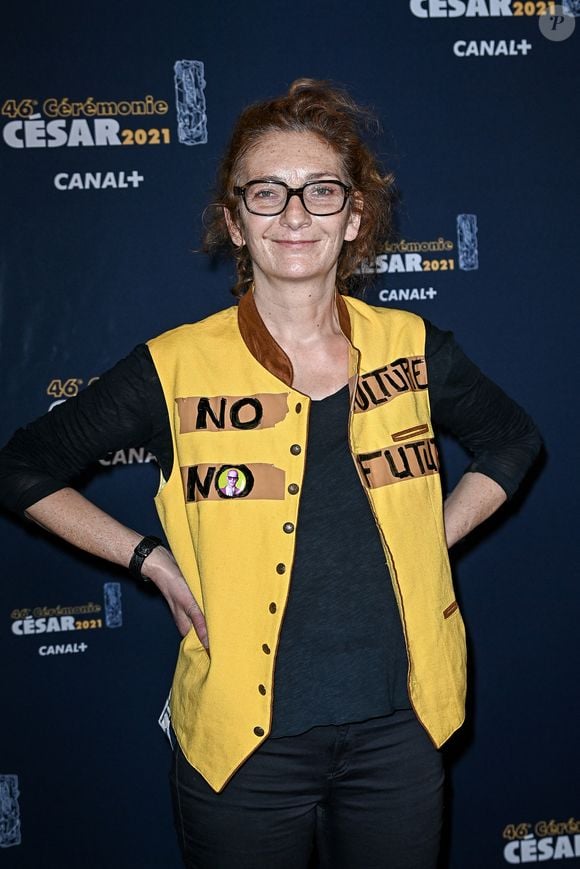 Corinne Masiero lors du photocall lors de la 46e cérémonie des César à l'Olympia à Paris le 12 mars 2021. © David Niviere / Pool / Bestimage