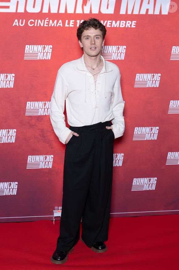Bastiaan de la Star Academy 2025 assiste à la première du film 'Running Man' à UGC Cine Cite Bercy le 03 novembre 2025 à Paris, France. Photo by Nasser Berzane/ABACAPRESS.COM