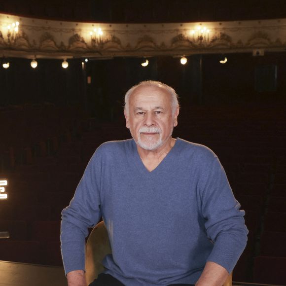 Exclusif - Francis Perrin lors du tournage de "Sur Scène Avec" à Paris le 7 novembre 2024.