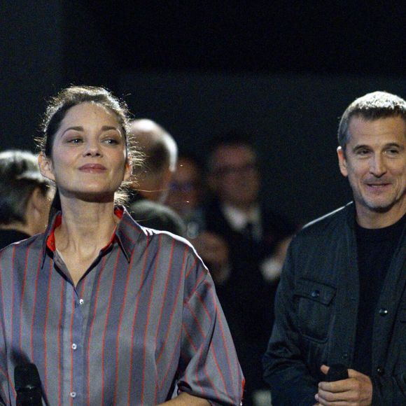 Marion Cotillard et Guillaume Canet lors de la présentation du film "Karma" de G. Canet au Pathé Bellecour lors de la 18ème édition du festival Lumières à Lyon le 14 octobre 2026. © Sandrine Thesillat / PsnewZ / Bestimage