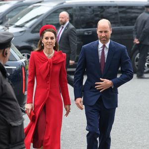 Le prince William, prince de Galles, et Catherine (Kate) Middleton, princesse de Galles le 10 mars 2025.
 GOFF INF / BESTIMAGE