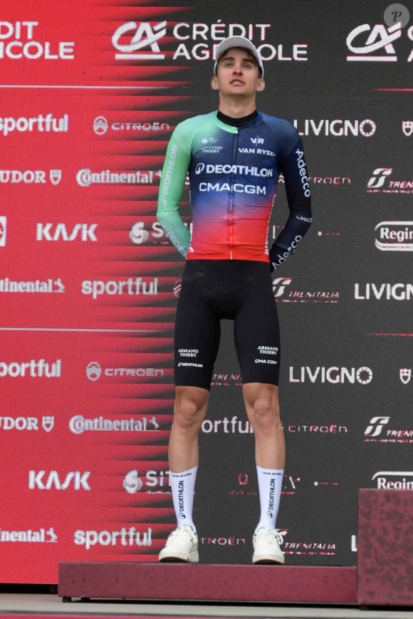 Paul Seixas (Decathlon CMA CGM Team) lors de la Strade Bianche 2026, course cycliste à Sienne, Italie, 07 mars 2026