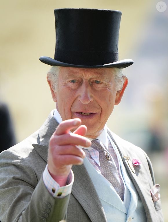 Le roi Charles III d'Angleterre lors du premier jour des courses hippiques "Royal Ascot 2025", le 17 juin 2025. Julien Burton / Bestimage