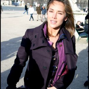 Mélissa Theuriau aux Tuileries Guillaume Gaffiot/Bestimage