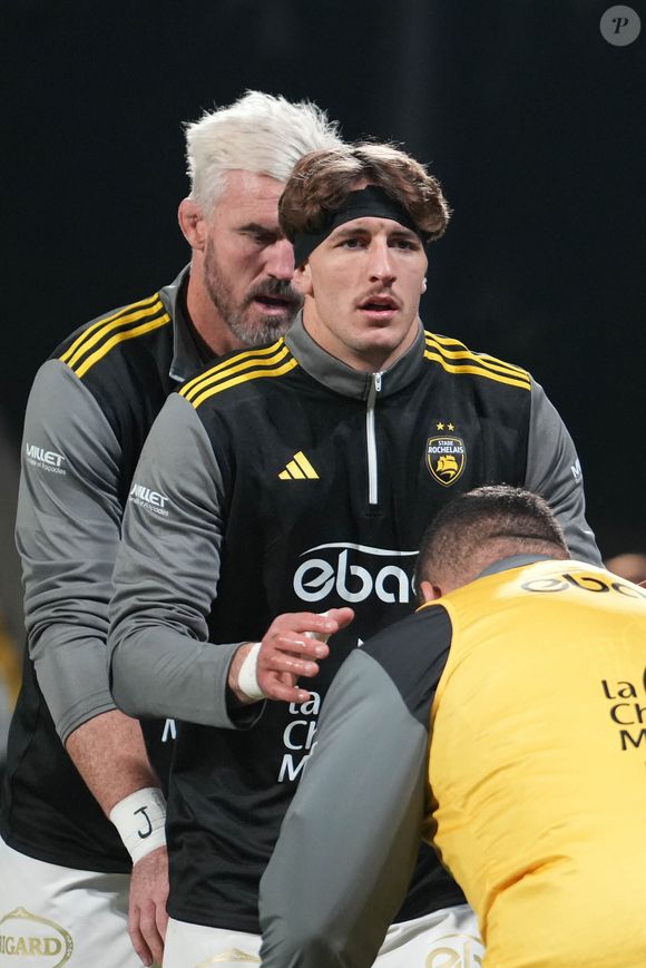 Oscar Jégou lors du match opposant le stade rochelais à Bristol le 14 décembre 2024  Photo Laurent Lairys / PsnewZ