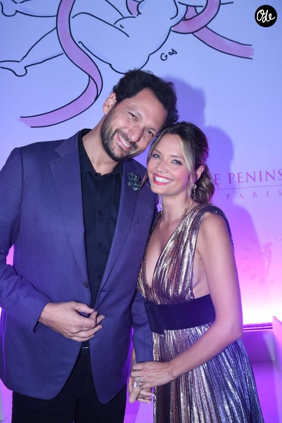 Eric Antoine et Gennifer Demey à la soirée de gala du 10ème anniversaire de l’association "Les Bonnes Fées" à l’Hôtel The Peninsula Paris le 8 octobre 2025. Crédit Rachid Bellak/Bestimage