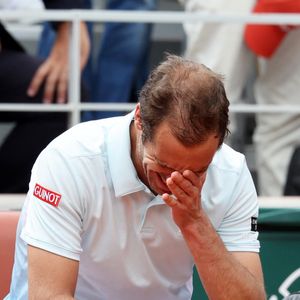 Richard Gasquet - Dernier match de sa carrière pour R.Gasquet, battu par J.Sinner (6-3, 6-0, 6-4) lors des Internationaux de France de Tennis de Roland Garros 2025, le 29 mai 2025. 
© Jacovides / Moreau / Bestimage