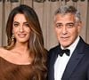 Amal Clooney et son époux, George Clooney lors de la cérémonie des Albies au Musée d’Histoire naturelle de Londres. Photo par Backgrid UK/ Bestimage