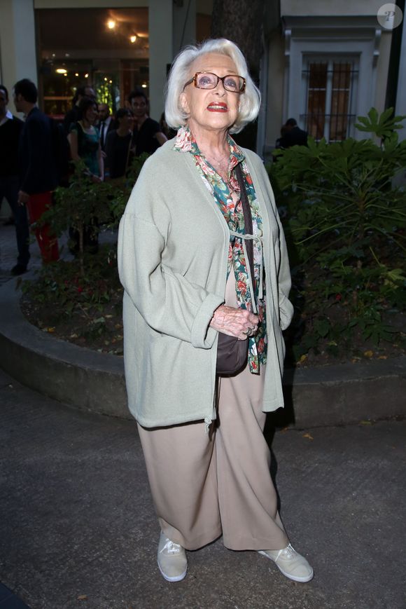 Micheline Presle - Jean-Michel Ribes fête ses 10 ans à la diréction du Théâtre du Rond-Point à Paris, le 30 juin 2012.
PIX4U / BESTIMAGE