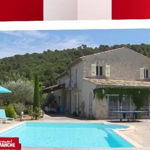 Michel Drucker dévoile des images de la maison de Mimie Mathy située à Vaison-la-Romaine dans l'émission Vivement dimanche le 9 février 2025 sur France 3.