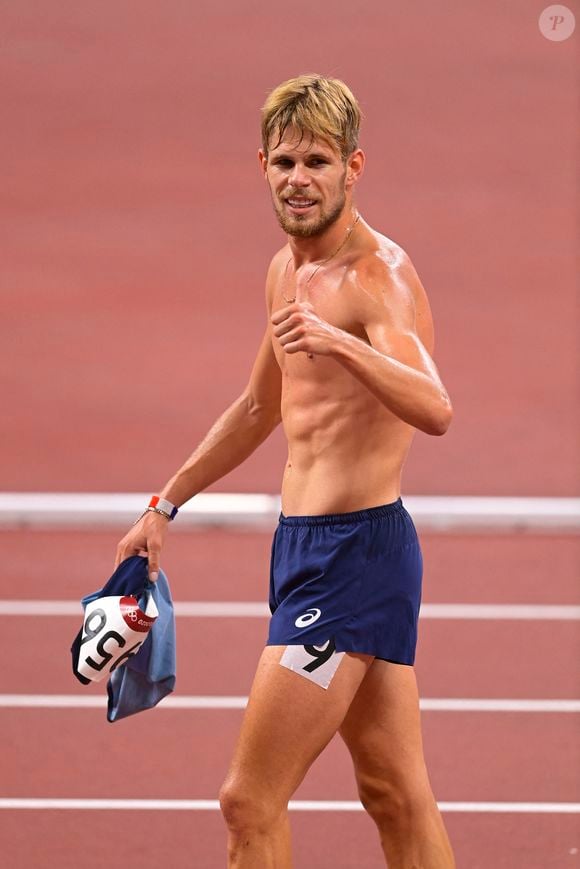 Jimmy Gressier (fra) - Finale 5000m homme aux Jeux Olympiques de Tokyo 2020, au stade Olympique de Tokyo, Japon, le 6 août 2021. © Jean-Baptiste Autissier/Panoramic/Bestimage