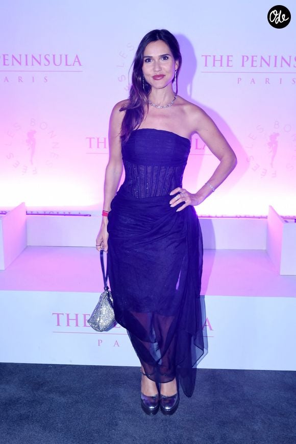 Joyce Jonathan - Soirée de gala du 10ème anniversaire de l’association "Les Bonnes Fées" à l’Hôtel The Peninsula Paris le 8 octobre 2025. © Rachid Bellak/Bestimage