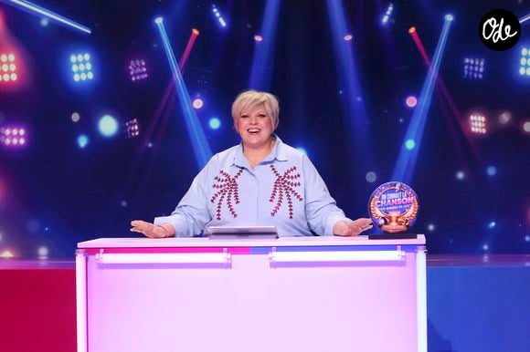 Laurence Boccolini, lors de l’enregistrement de l’émission "On Connait La Chanson Années 90", présentée par L.Boccolini et diffusée le 19 mai 2026 sur W9, à Paris, France, le 8 avril 2026.

© Jack Tribeca/Bestimage