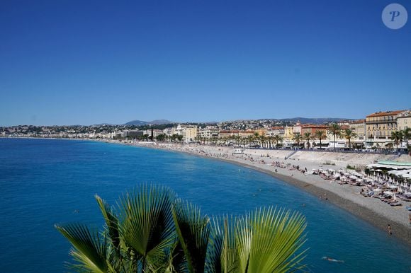 Une vue générale du front de mer et de la plage de Nice avant le match de la poule B de la Coupe du monde de rugby 2023 au Stade de Nice, France. Date de la photo : dimanche 24 septembre 2023.
PA Photos/ABACA