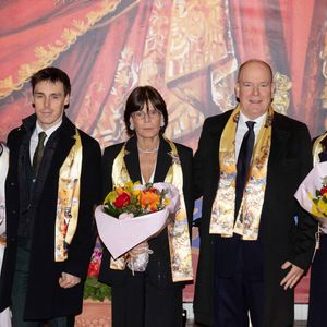 Stéphanie de Monaco accompagnée par deux de ses trois enfants a assisté à la soirée Soirée de clôture du 47ème Festival International du Cirque de Monte-Carlo aux côtés du prince Albert II de Monaco.

Louis Ducruet, la princesse Stéphanie de Monaco, le prince Albert II de Monaco - Soirée de clôture du 47ème Festival International du Cirque de Monte-Carlo sous le chapiteau de Fontvieille à Monaco, le 21 janvier 2025. © Olivier Huitel / Pool Monaco / Bestimage