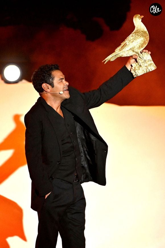 Exclusif - Jamel Debbouze durant l'enregistrement de la première soirée de "L'humour à la plage" pour la 3ème édition du festival de Juan les Pins à la pinède Gould le 26 juin 2026.© Bebert-Tribeca/Bestimage
