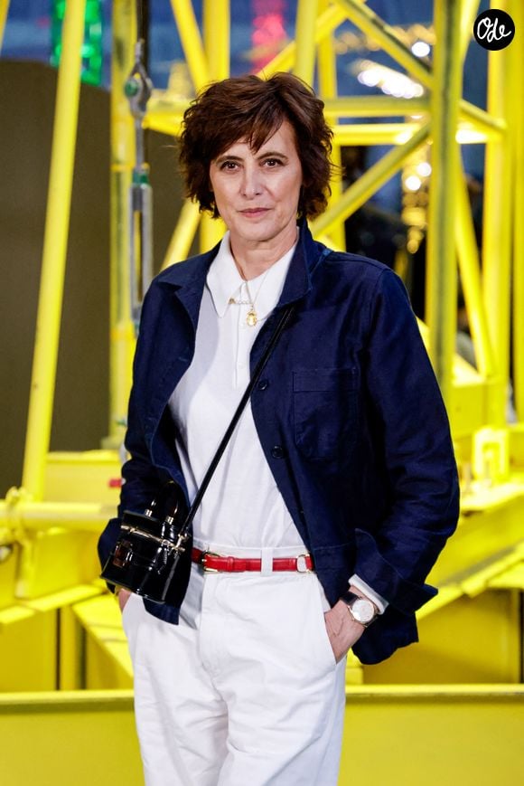 Inès de La Fressange au photocall du défilé Chanel Collection Femme Prêt-à-Porter Automne/Hiver 2026-2027 lors de la Fashion Week de Paris (PFW) au Grand Palais, à Paris, France, le 9 mars 2026. © Olivier Borde/Bestimage