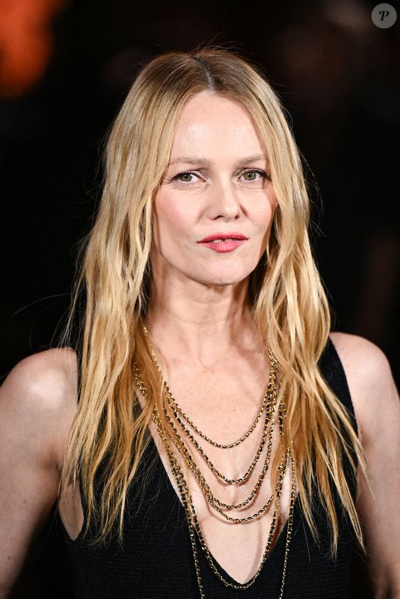 Vanessa Paradis assiste au défilé Chanel Womenswear printemps/été 2026 dans le cadre de la semaine de la mode à Paris. Photo par Aurore Marechal/ABACAPRESS.COM