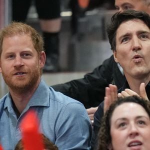 Justin Trudeau et Prince Harry, aux Invictus Games à Vancouver. Photo par Darryl Dyck/The Canadian Press via ZUMA Press