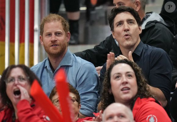 Justin Trudeau et Prince Harry, aux Invictus Games à Vancouver. Photo par Darryl Dyck/The Canadian Press via ZUMA Press