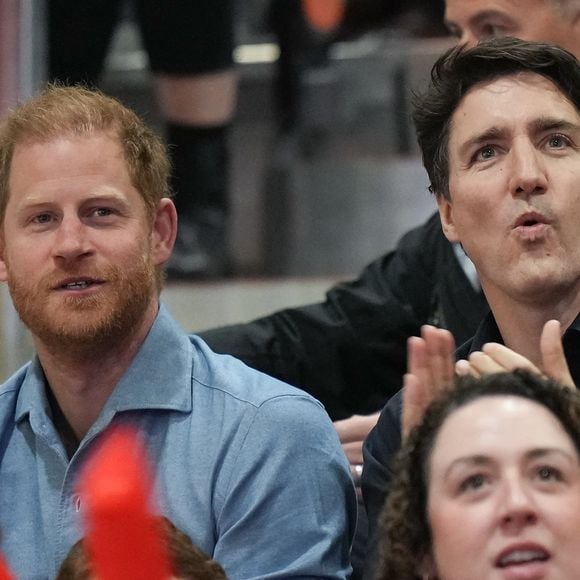 Justin Trudeau et Prince Harry, aux Invictus Games à Vancouver. Photo par Darryl Dyck/The Canadian Press via ZUMA Press