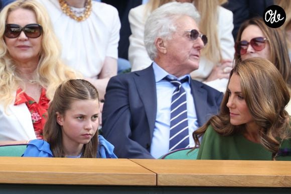 La princesse Charlotte et Kate Middleton à Wimbledon, le 12 juillet 2026.

© Mirrorpix / Bestimage