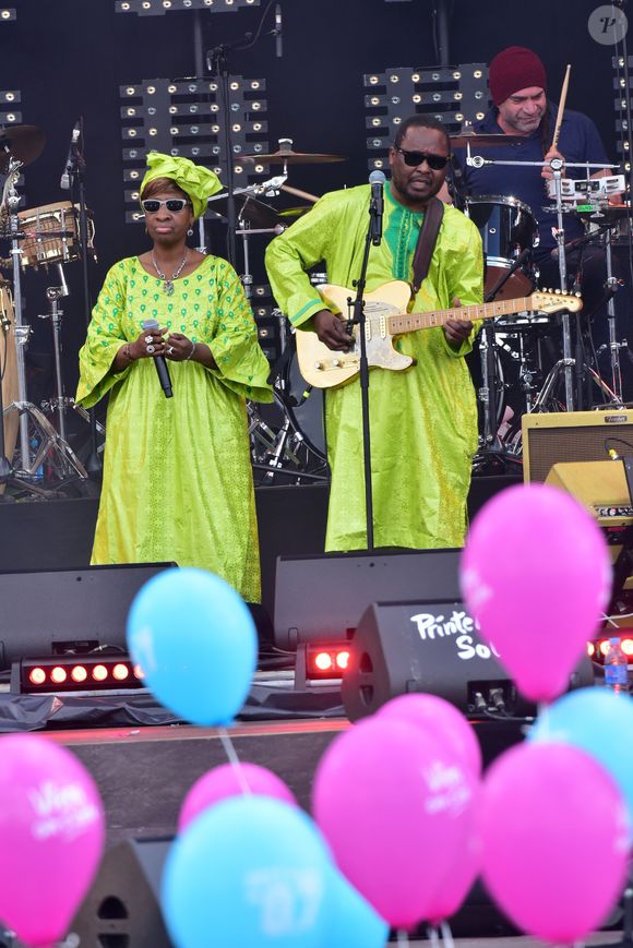Amadou et Mariam - Concert de charité "Printemps Solidaire" sur la Place de la Concorde à Paris le 17 septembre 2017. © Giancarlo Gorassini/Bestimage