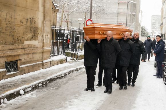 Illustration aux obsèques de Marie-Josèphe Balladur, la femme d'E.Balladur, dans l'église Notre Dame de l'Annonciation à Paris, France, le 7 janvier 2026. © Jack Tribeca/Bestimage