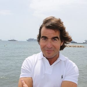 Laurent de Funès - Rencontres sur la plage Nice Matin - Majestic Barrière lors du 67ème festival international du film de Cannes. Le 21 mai 2014 François Baille / Nice Matin / Bestimage