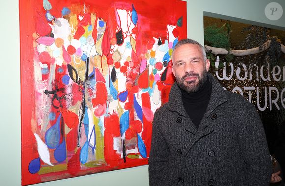 Philippe Bas au vernissage de l'exposition Caroline Faindt "Essentielle" chez Wonder Nature à Paris le 11 mars 2024. © Coadic Guirec / Bestimage