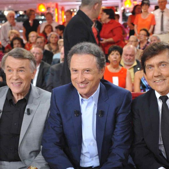 Michel Drucker, Annie Cordy, Frank Michael, Salvatore Adamo - Enregistrement de l'émission "Vivement dimanche" à Paris le 5 juin 2012   AGENCE / BESTIMAGE