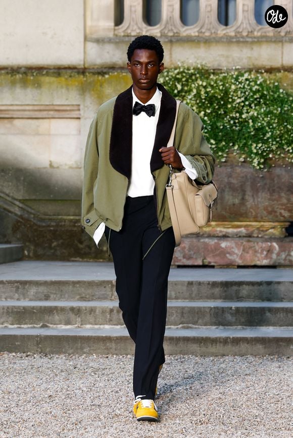Défilé de mode Dior Homme Prêt à Porter Collection Homme Printemps/Été 2027 lors de la Fashion Week de Paris, France, le 24 juin 2026. © Bestimage