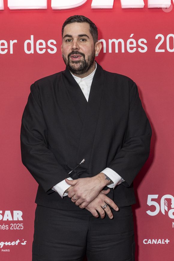 Artus - Photocall du dîner des nommés 2025 pour la cérémonie des Cesar au Fouquet's à Paris le 10 février 2025 © Olivier Borde /Bestimage