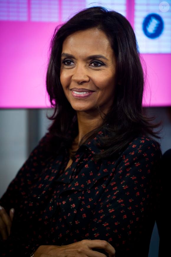 Karine Le Marchand (marraine de la CNDP (Commission nationale du débat public) et animatrice de lémission "L'amour est dans le pré") au 57ème salon International de l'Agriculture au parc des expositions de la porte de Versailles à Paris, France, le 23 février 2020. © Jean-Baptiste Autissier/Panoramic/Bestimage