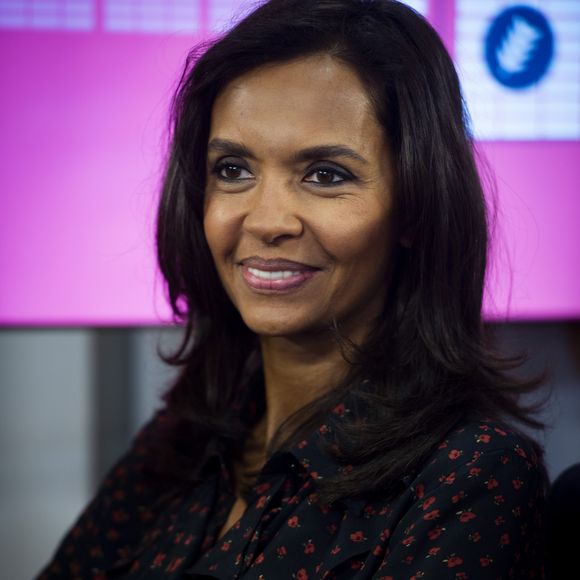 Karine Le Marchand (marraine de la CNDP (Commission nationale du débat public) et animatrice de lémission "L'amour est dans le pré") au 57ème salon International de l'Agriculture au parc des expositions de la porte de Versailles à Paris, France, le 23 février 2020. © Jean-Baptiste Autissier/Panoramic/Bestimage