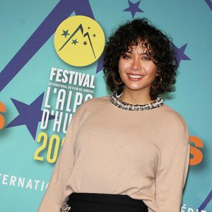 Vaimalama Chaves (Miss France 2019) - Photocall de la cérémonie de clôture du 26ème Festival de l'Alpe d'Huez le 21 janvier 2023. © Dominique Jacovides/Bestimage