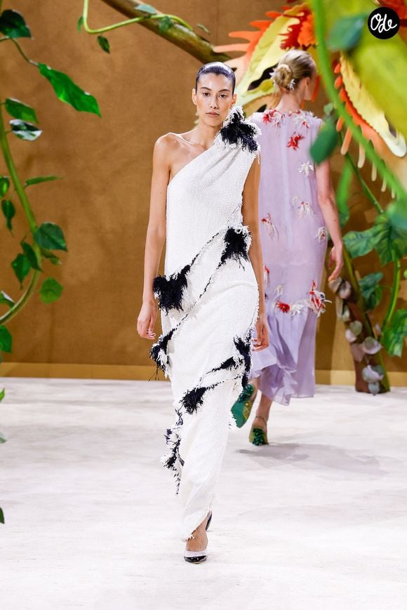Défilé de mode Chanel Collection Haute Couture Automne/Hiver 2026-2027 lors de la Fashion Week de Paris (PFW) au Grand Palais, à Paris, France, le 7 juillet 2026. © Bestimage