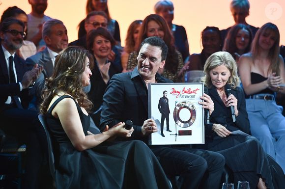 Exclusif - Kristina Aznavour, Dany Brillant, Claire Chazal - Enregistrement de l'émission "Le Grand Echiquier : Spéciale Charles Aznavour" à l'Opéra royal de Versailles, présentée par C.Chazal et A.Manoukian, et diffusée sur France 2 le 29 mai 2025. © Guillaume Gaffiot/Bestimage