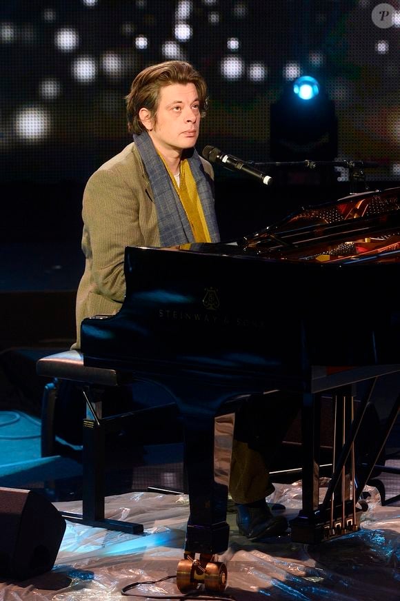 Benjamin Biolay - Concert "Tous En Coeur Pour Charlie" à la maison de la radio à Paris le 11 janvier 2014.©Bestimage